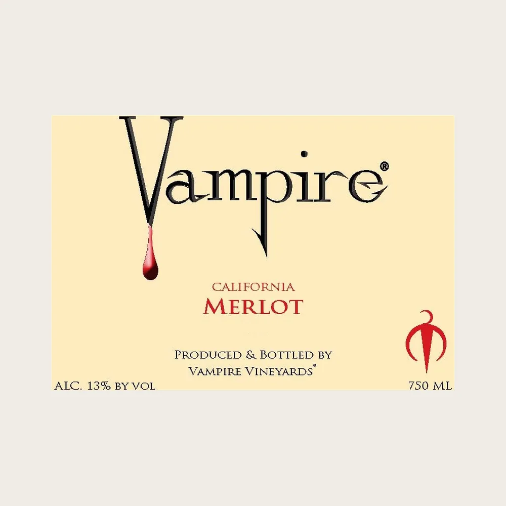 Merlot 2023 label