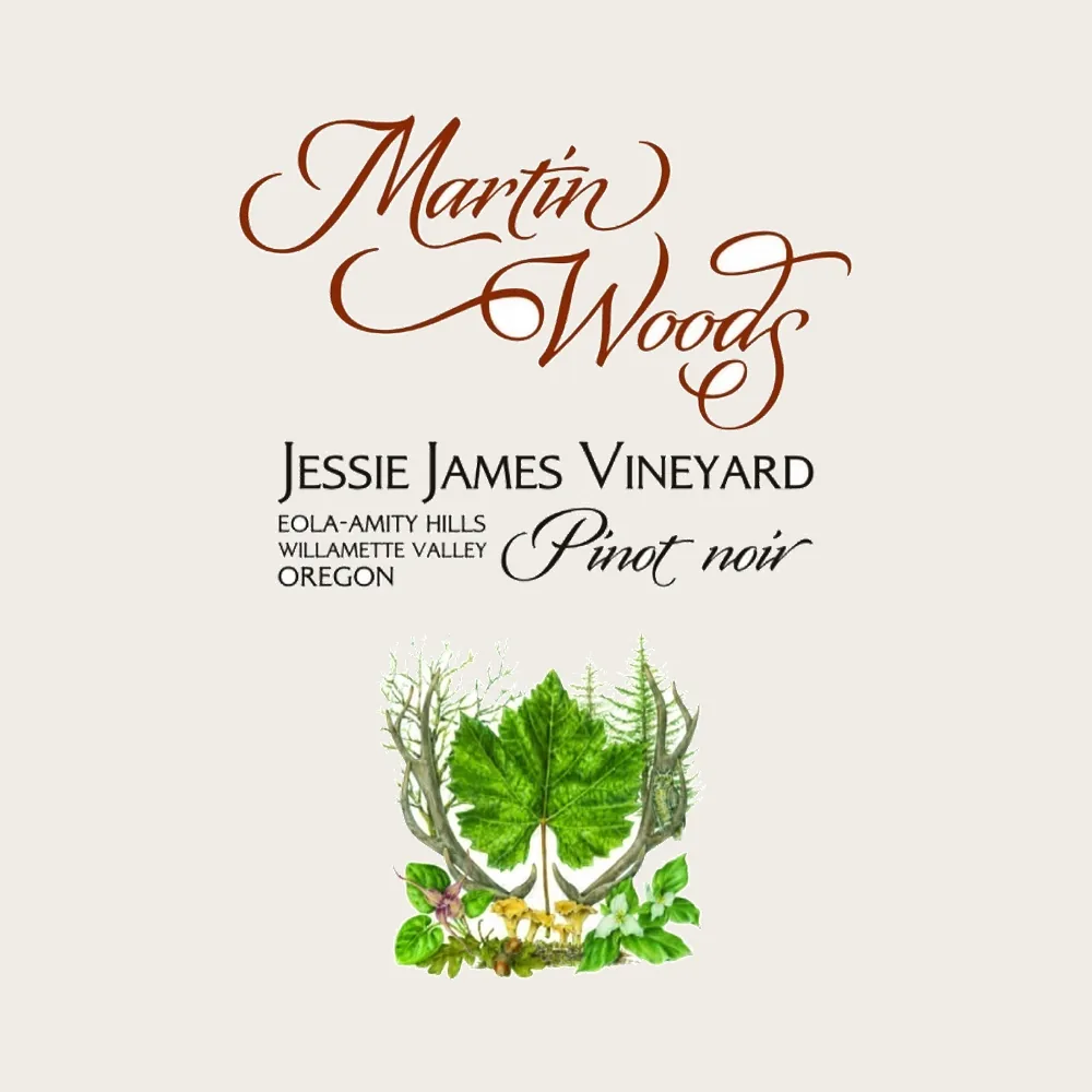 Pinot Noir Jessie James 2023 label