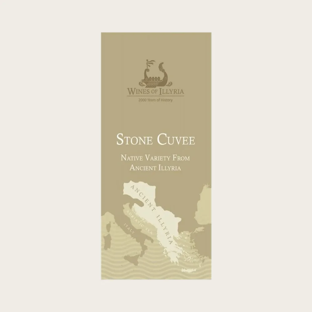 Stone Cuvee White 187ml 2022 label