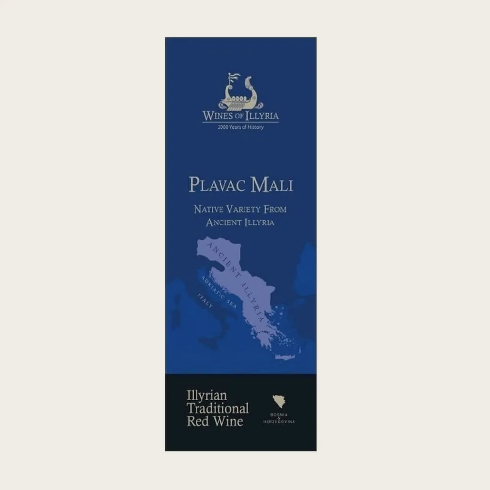 Plavac Mali Red 187ml 2021 label