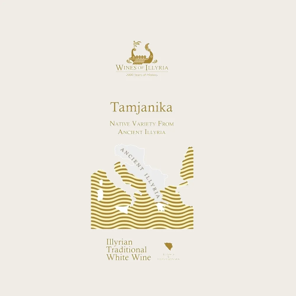 Tamjanika White 2025 label