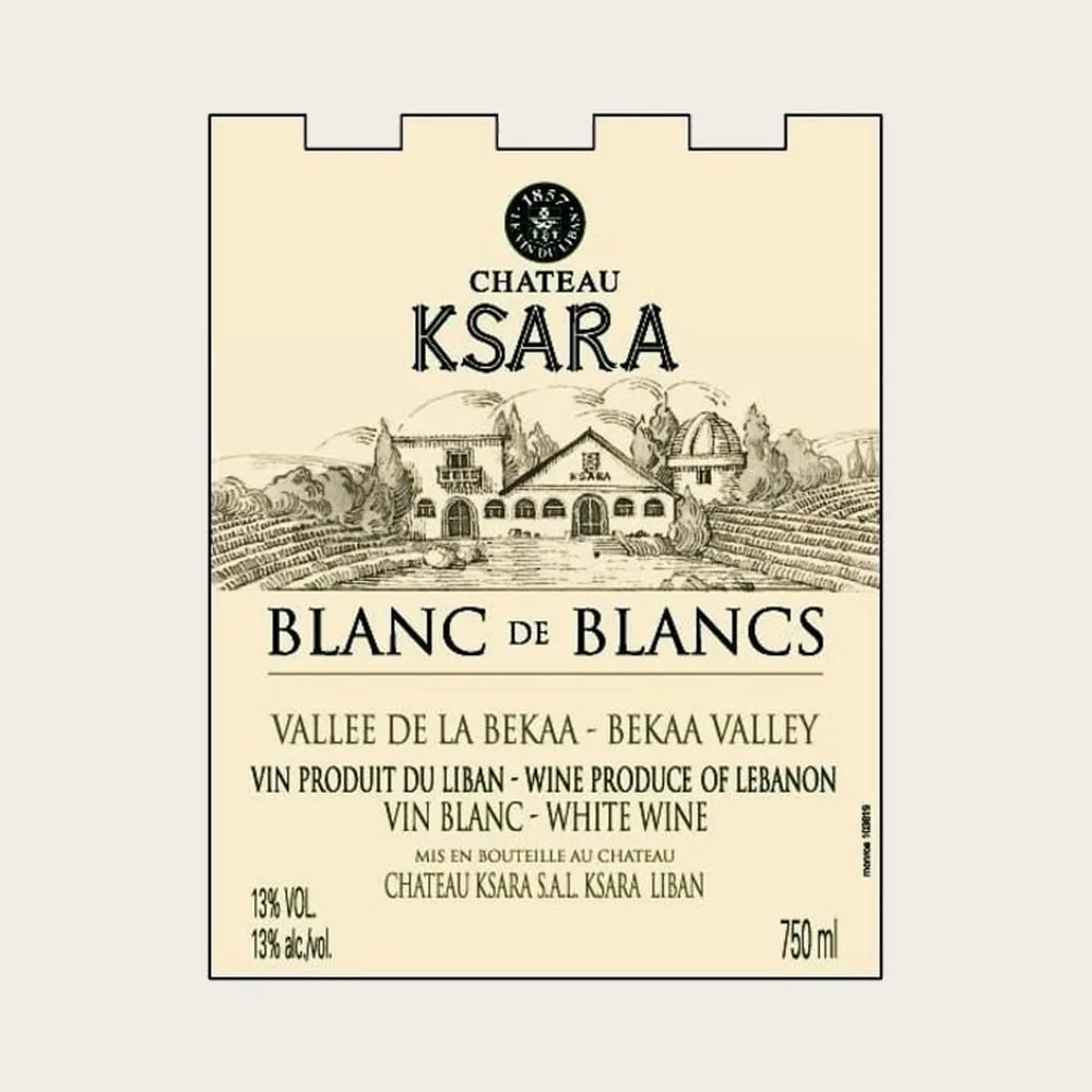 Château Blanc de Blanc 2021 label
