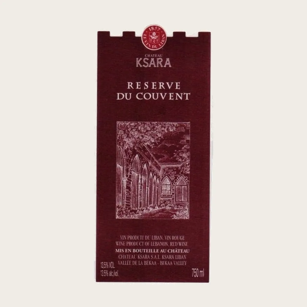 Red Reserve du Couvent 2022 label