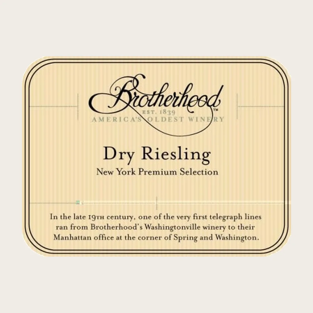 Riesling NY Premium Selecio 2022 label
