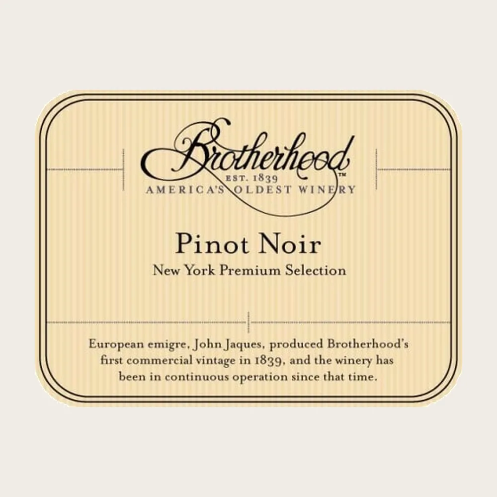 Pinot Noir NY Premium 2018 label