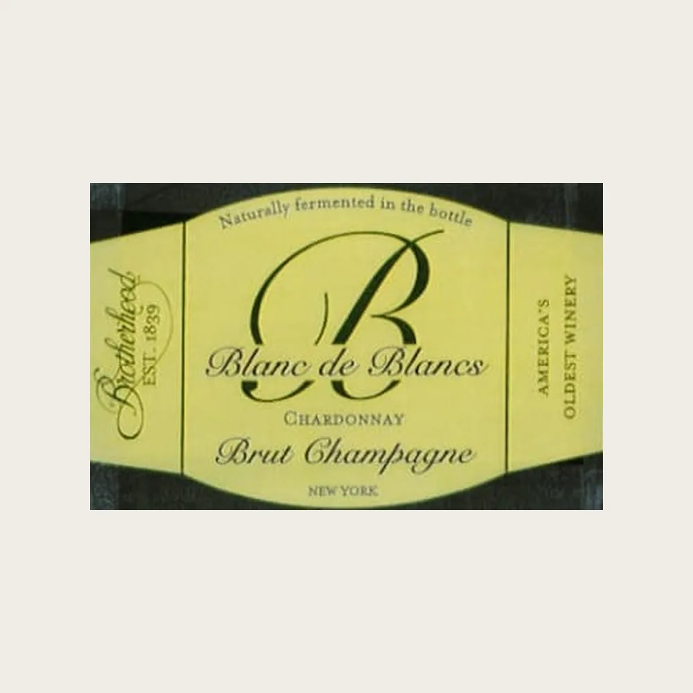 Blanc de Blancs Sparkling label