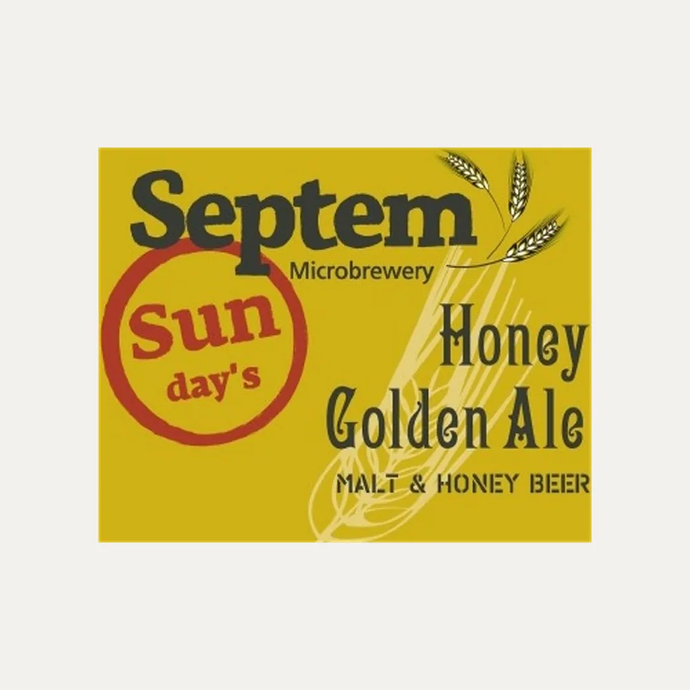 Sundays Honey Golden Ale 330ml label