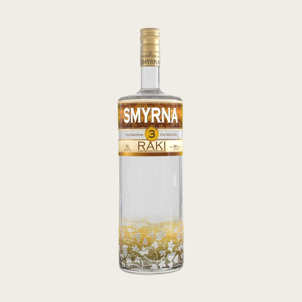 Smyrna Classic Raki 1L label
