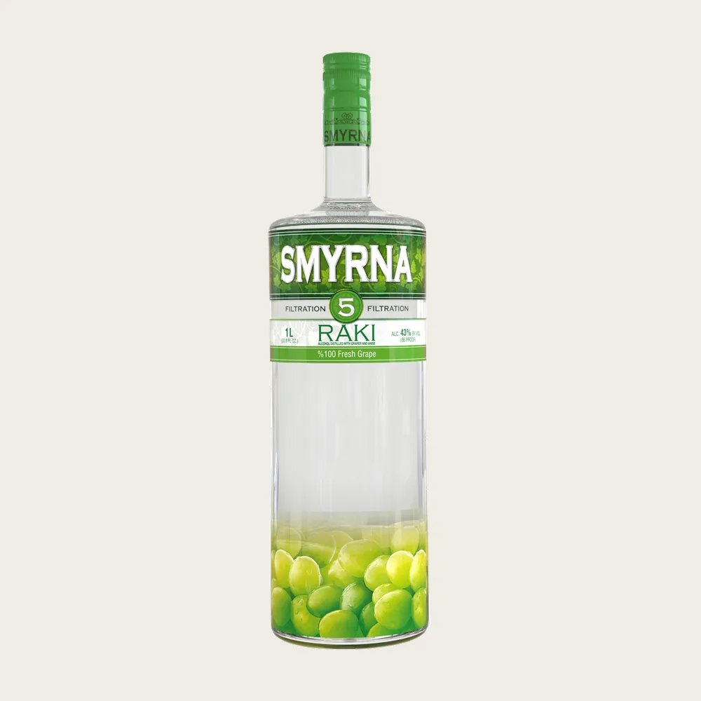 Smyrna Fresh Grape Raki 1L label