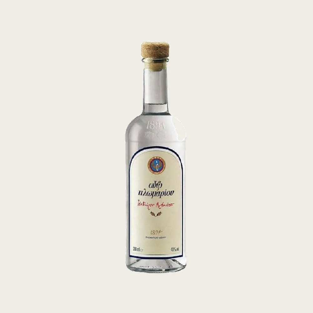 Ouzo Plomari 200ml label