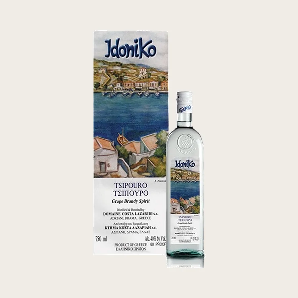 Tsipouro Grape Brandy label